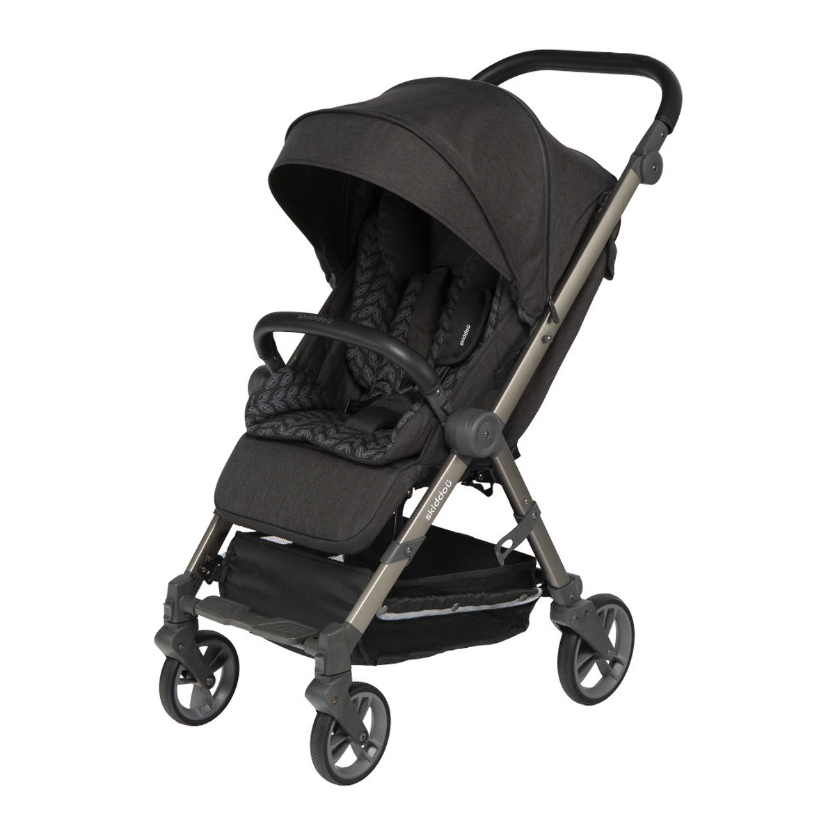 Carucior sport pliabil Skiddou Mell Onyx, ultracompact pentru calatorii, Negru [4]