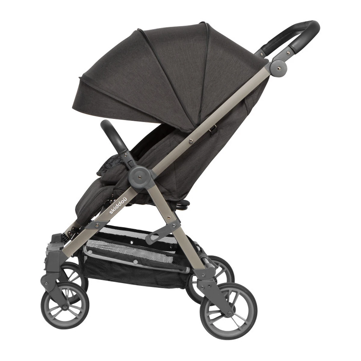 Carucior sport pliabil Skiddou Mell Onyx, ultracompact pentru calatorii, Negru [6]