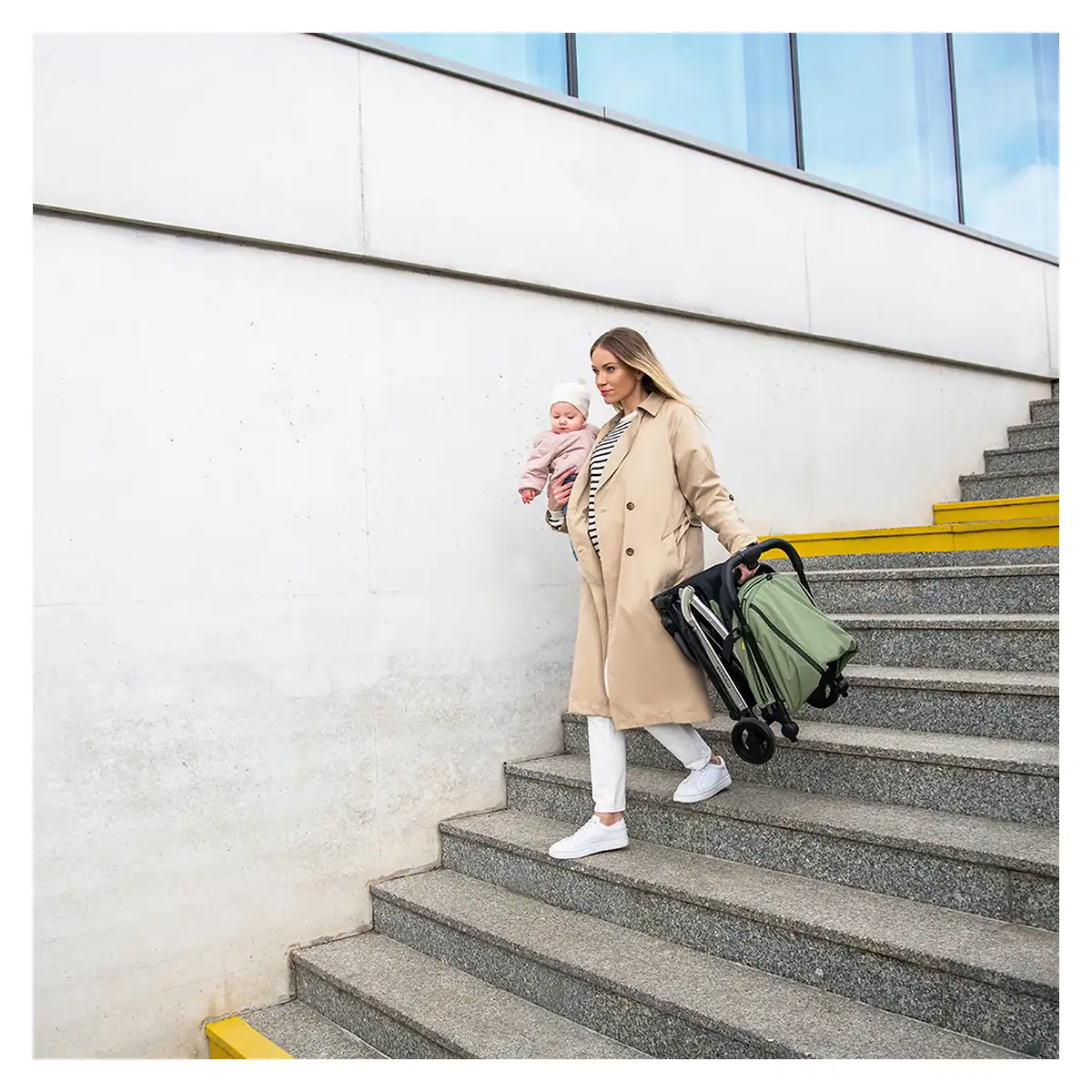 Carucior sport pliabil Skiddou Mikkeli Onyx, ultracompact pentru calatorii, Negru [4]