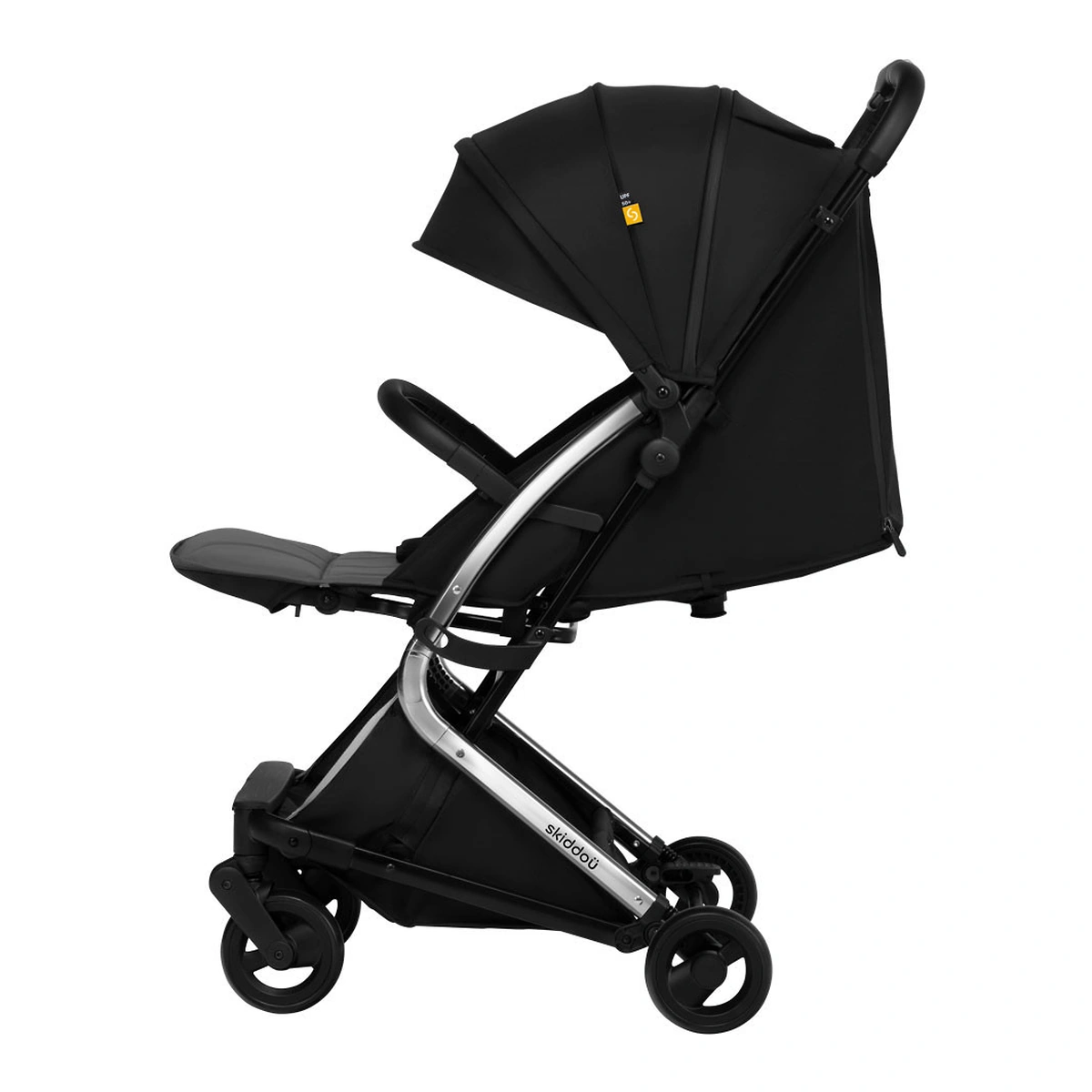 Carucior sport pliabil Skiddou Mikkeli Onyx, ultracompact pentru calatorii, Negru [5]