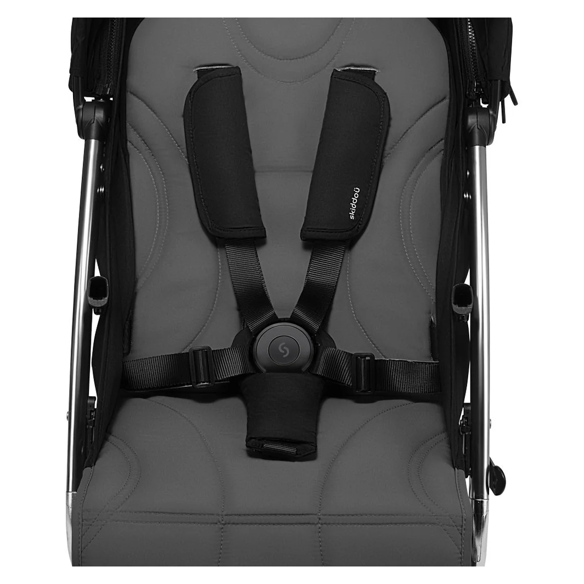 Carucior sport pliabil Skiddou Mikkeli Onyx, ultracompact pentru calatorii, Negru [7]