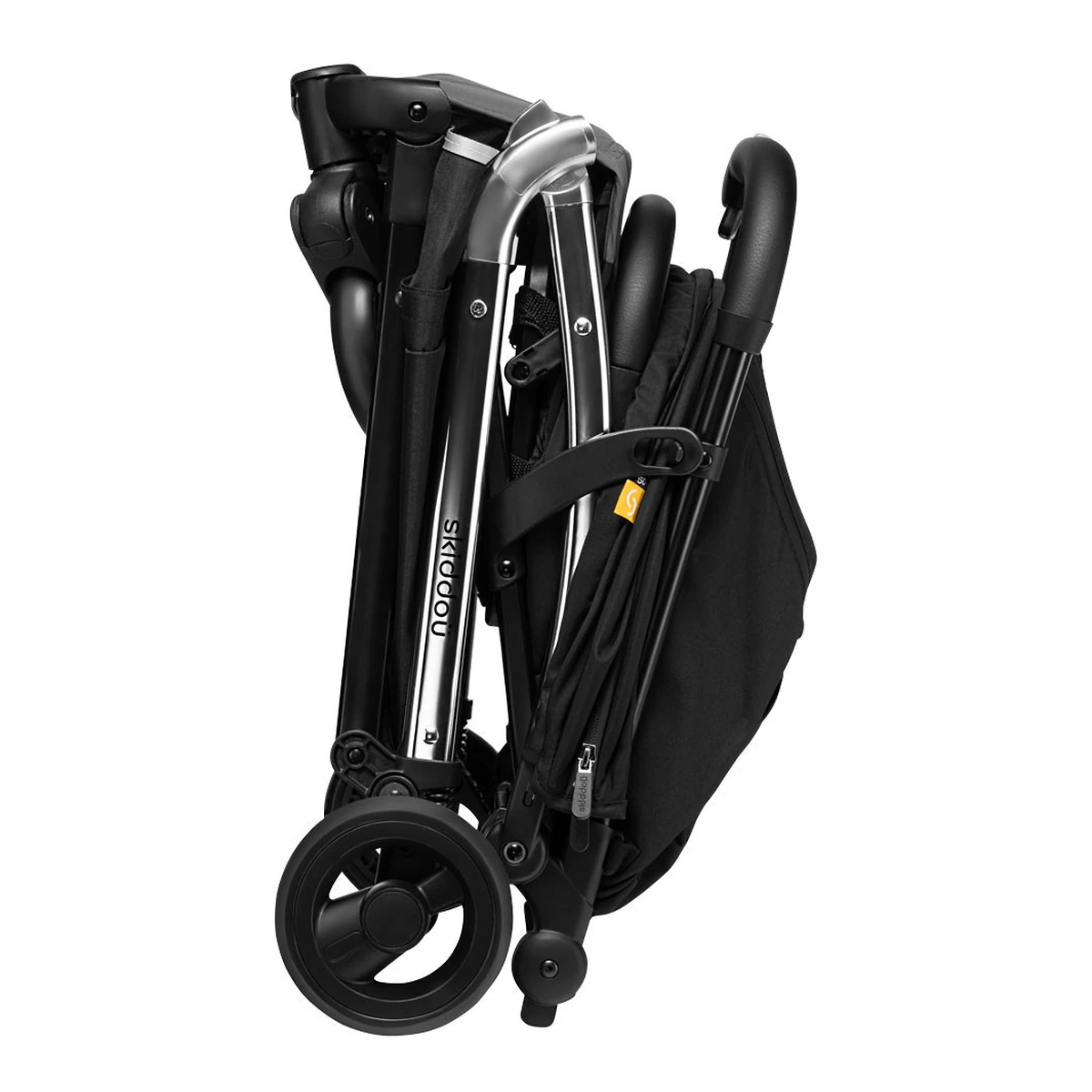 Carucior sport pliabil Skiddou Mikkeli Onyx, ultracompact pentru calatorii, Negru [10]