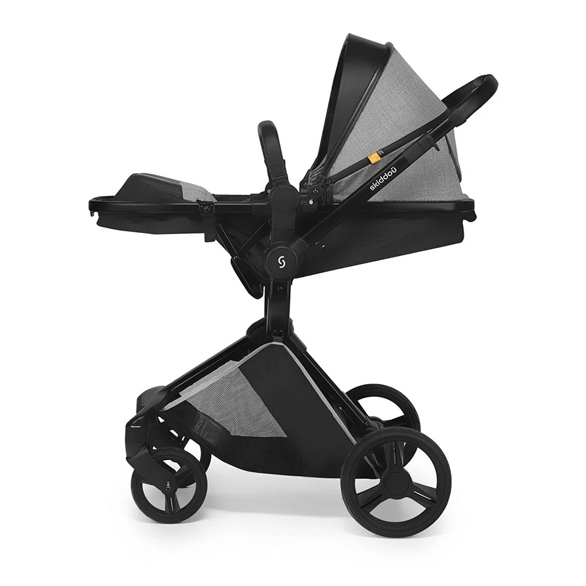 Carucior transformabil 2 in 1 Skiddou Nasjo Normandic Dream, Gri [9]