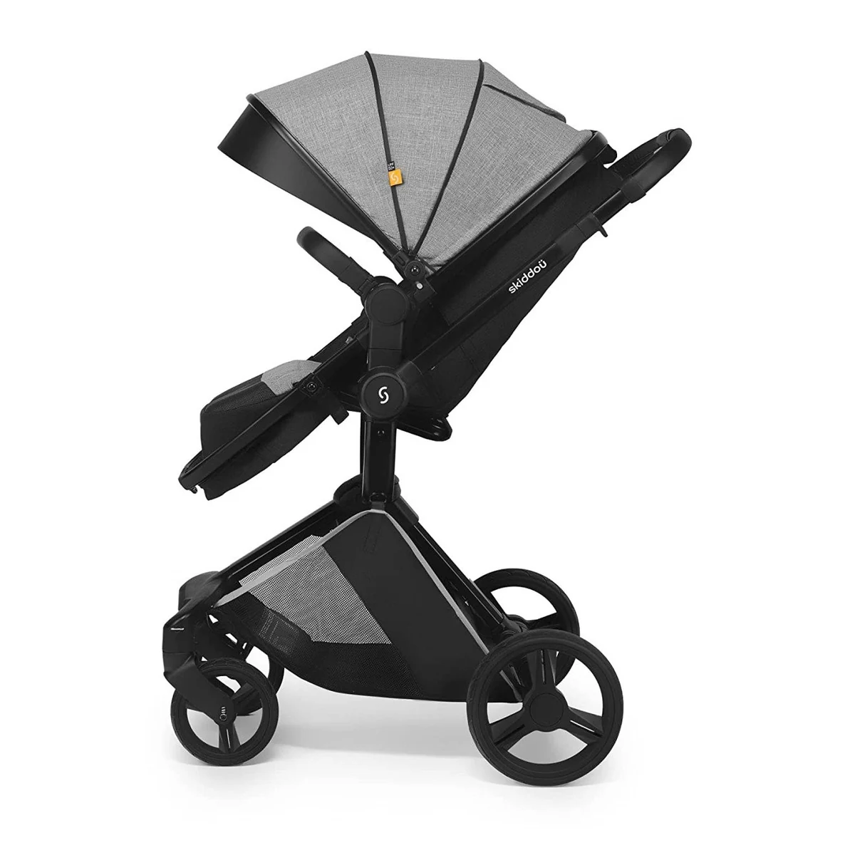 Carucior transformabil 2 in 1 Skiddou Nasjo Normandic Dream, Gri [10]