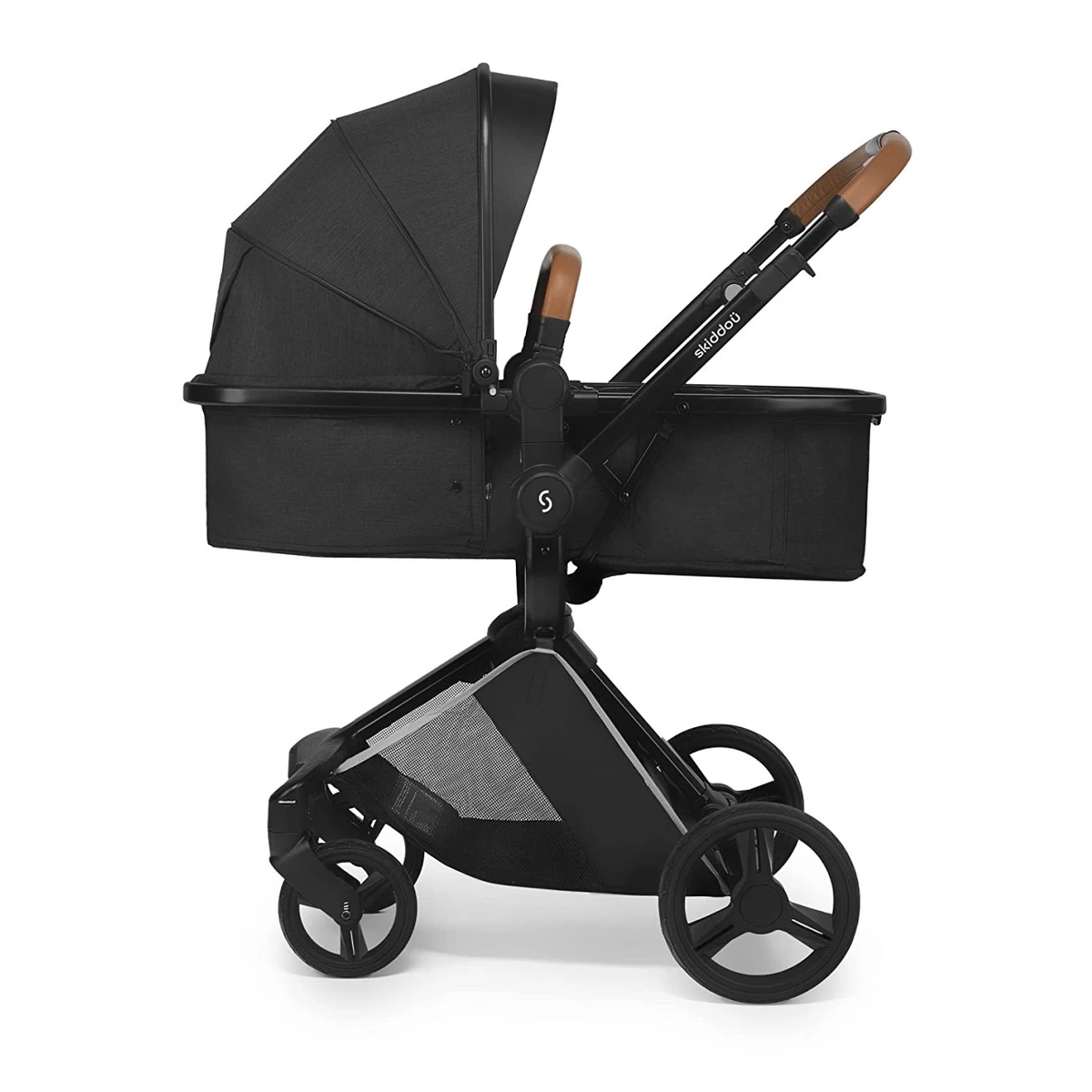 Carucior transformabil 2 in 1 Skiddou Nasjo Onyx, Negru [10]