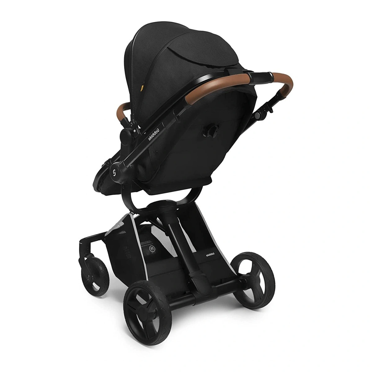 Carucior transformabil 2 in 1 Skiddou Nasjo Onyx, Negru [7]