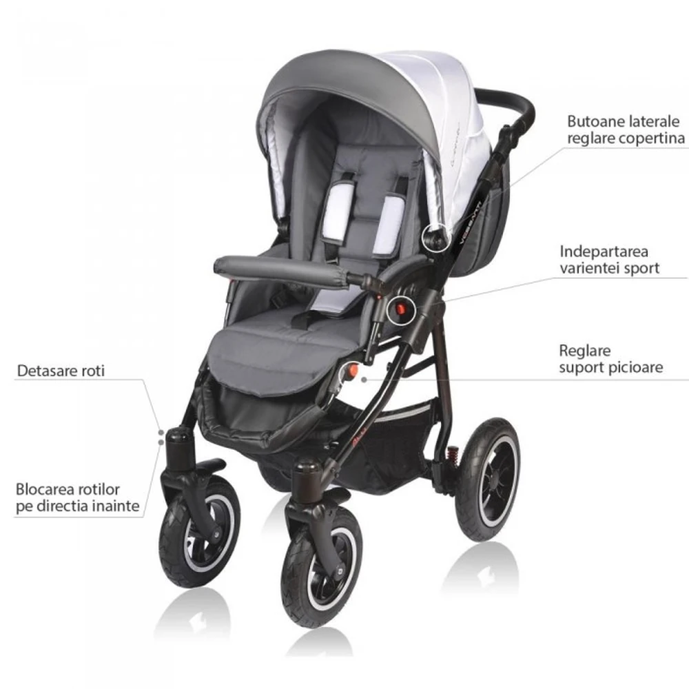 Carucior VESSANTI Crooner 2 in 1 - Gray [10]