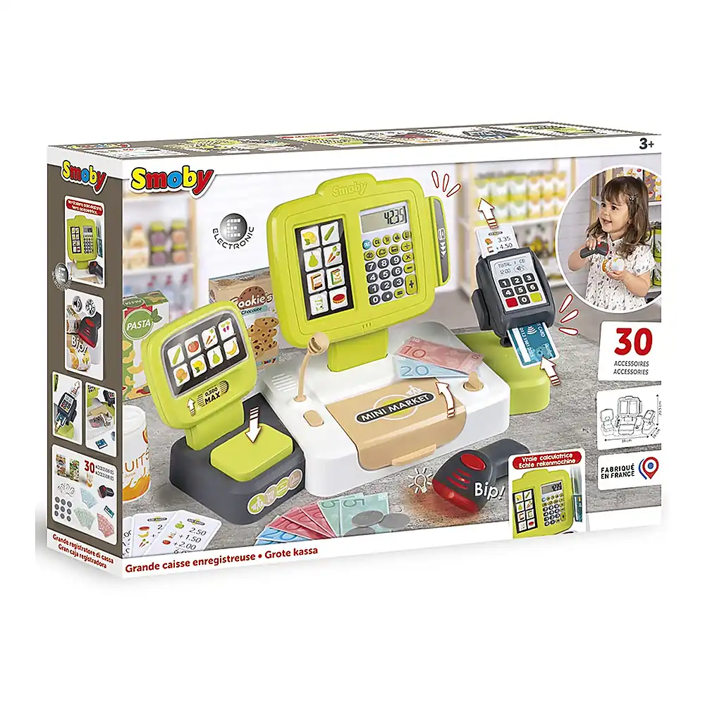 Casa de marcat Smoby Large Cash Register verde [7]