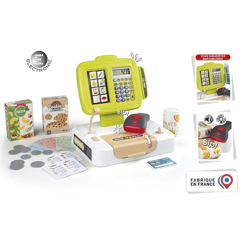 Casa de marcat Smoby Small Cash Register verde [2]