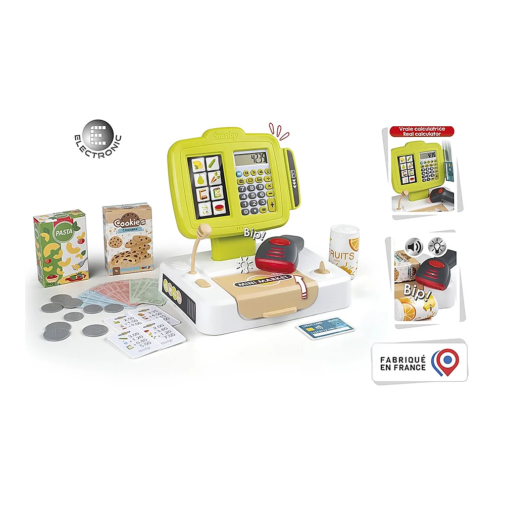 Casa de marcat Smoby Small Cash Register verde [2]