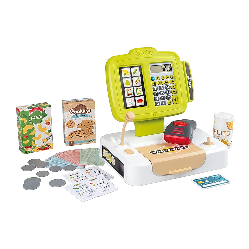 Casa de marcat Smoby Small Cash Register verde [1]