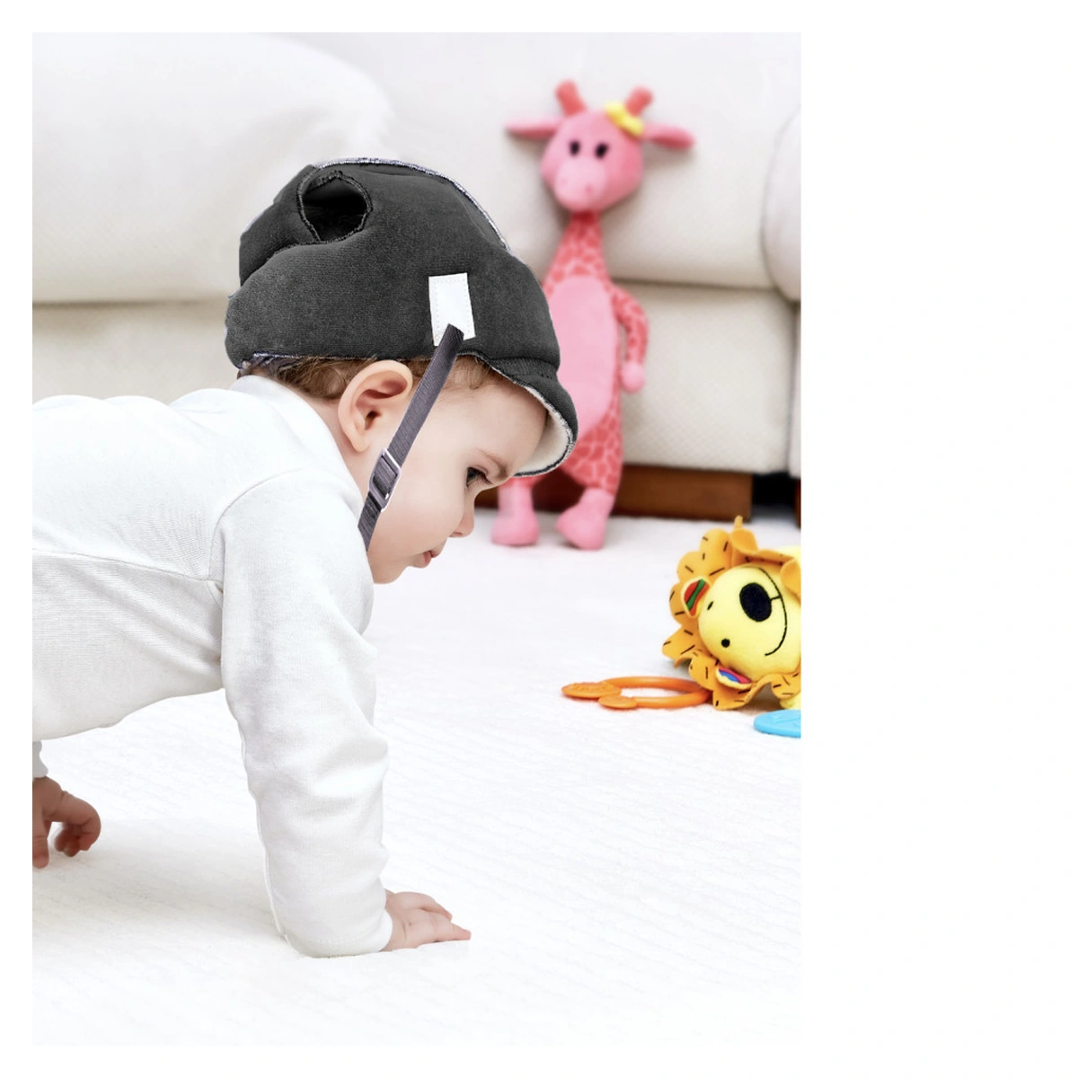 Casca de protectie BabyJem Head protect Grey [2]