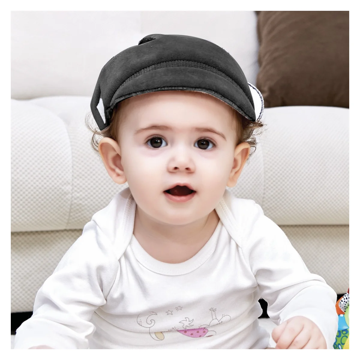 Casca de protectie BabyJem Head protect Grey [3]