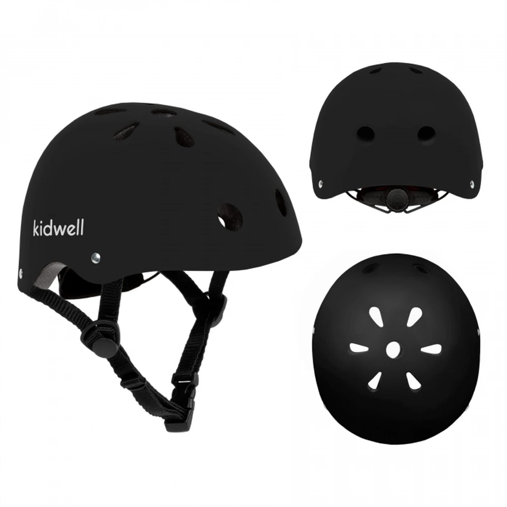 Casca De Protectie Pentru Copii Kidwell Orix Ii, Marimea M 52-56 Cm - Black Mat [4]
