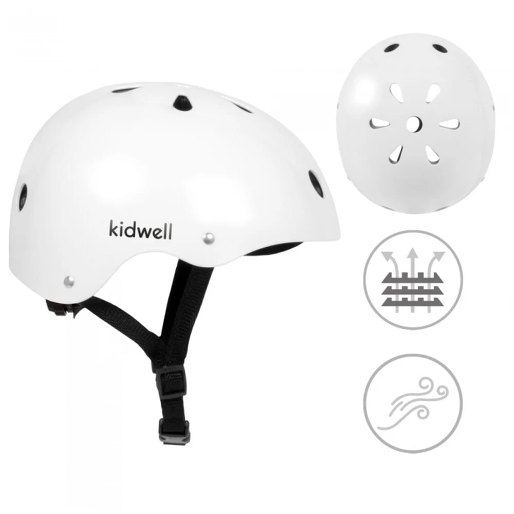 Casca de protectie pentru copii Kidwell ORIX, marimea S 48 - 52 cm - Alb [5]