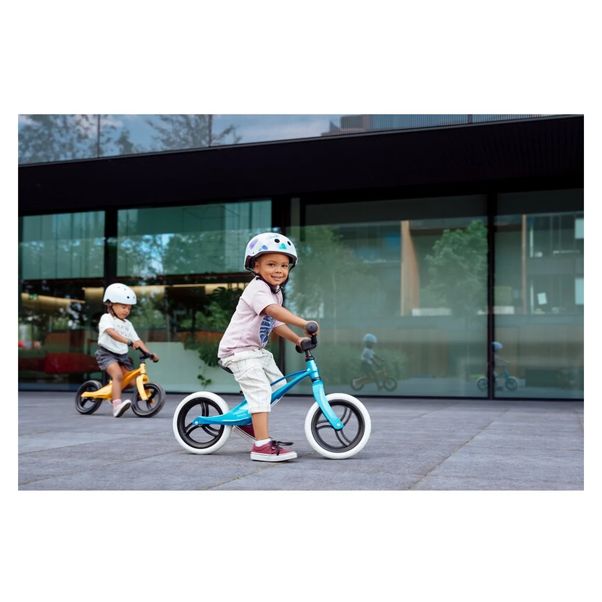 Casca pentru copii, Lionelo, Reglabila 50-56 cm, Din ABS si EPS, Albastru [19]