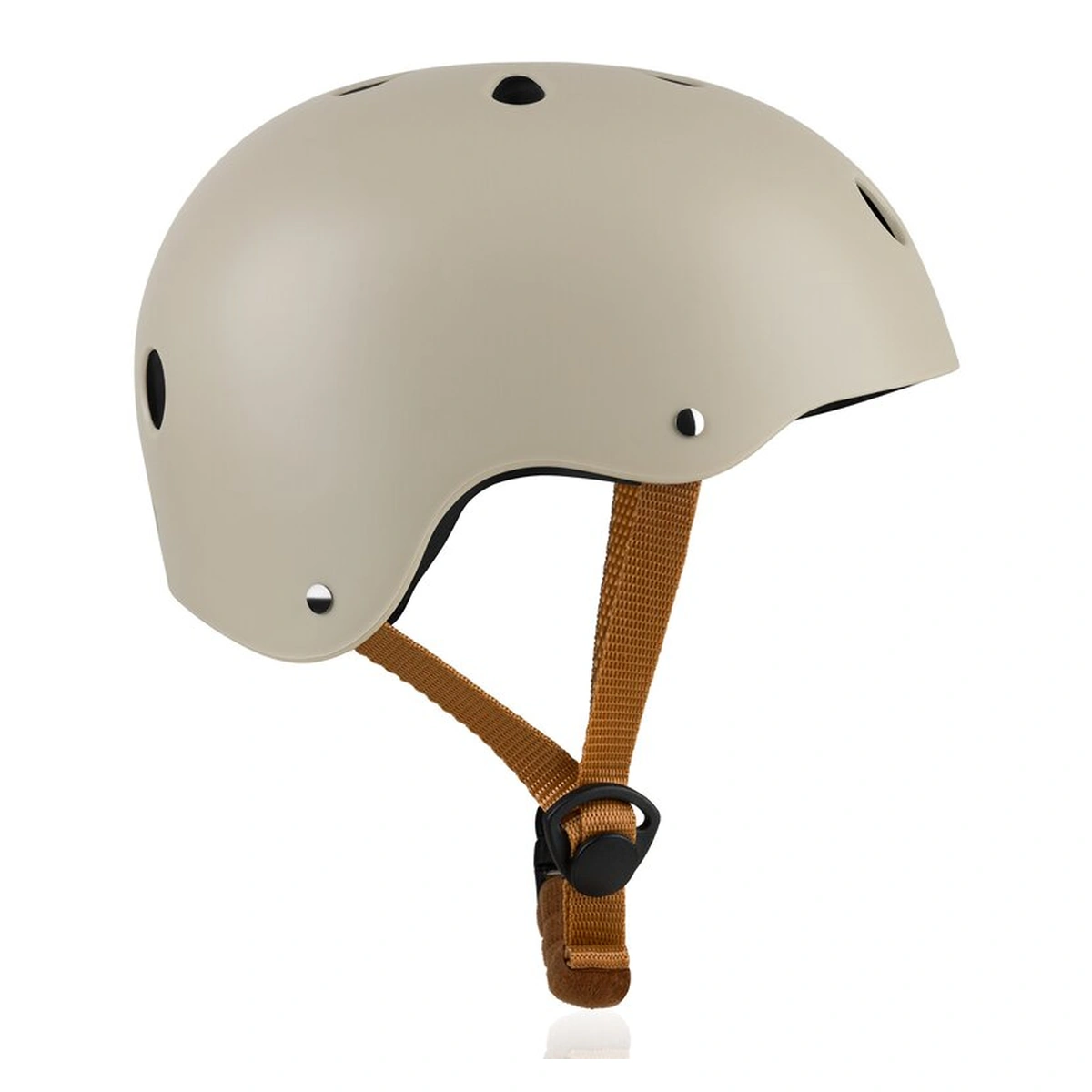 Casca pentru copii, Lionelo, Reglabila 50-56 cm, Din ABS si EPS, Bej [6]