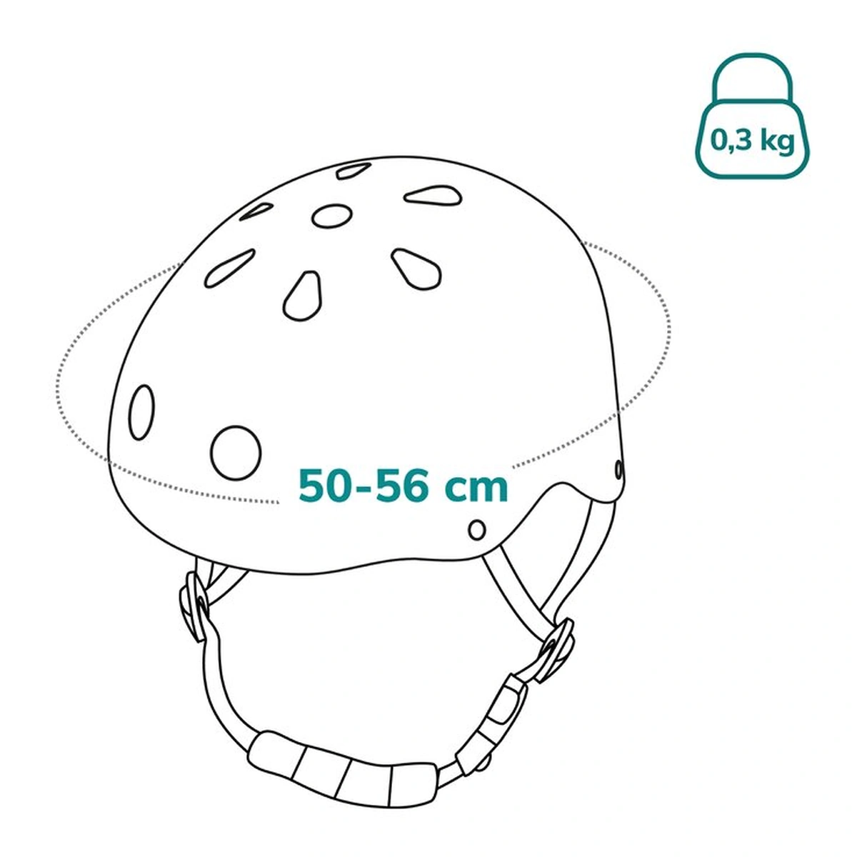 Casca pentru copii, Lionelo, Reglabila 50-56 cm, Din ABS si EPS, Bej [13]