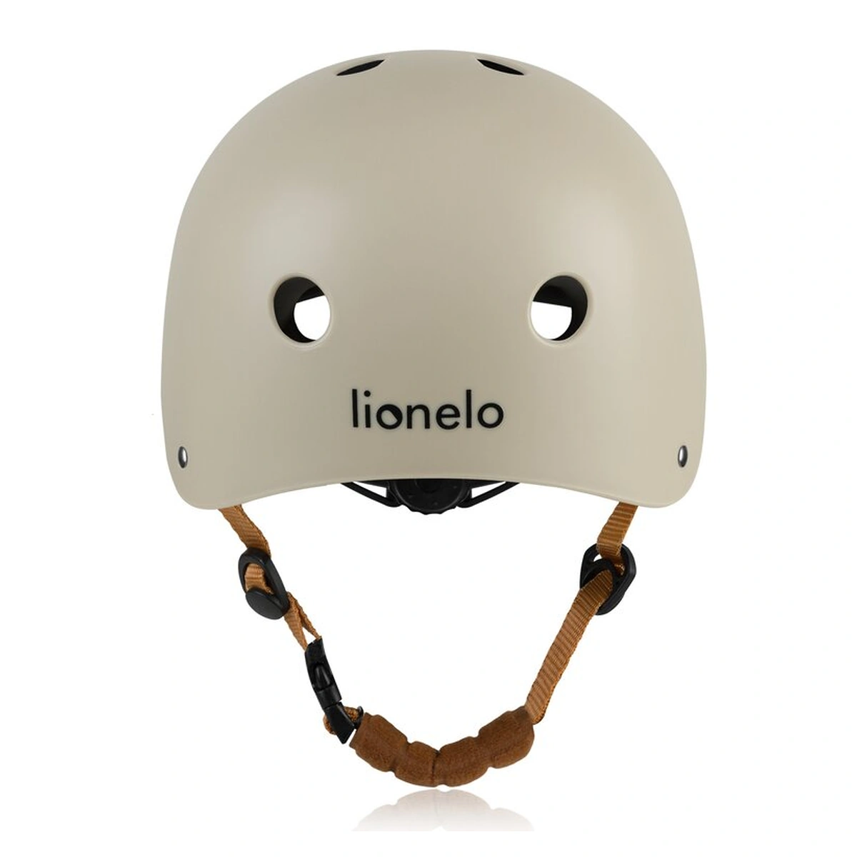 Casca pentru copii, Lionelo, Reglabila 50-56 cm, Din ABS si EPS, Bej [7]