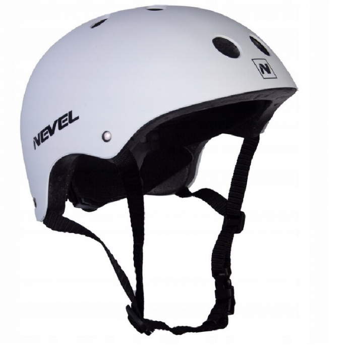 Casca pentru copii, Lionelo, Reglabila 50-56 cm, Din ABS si EPS, Alb [16]