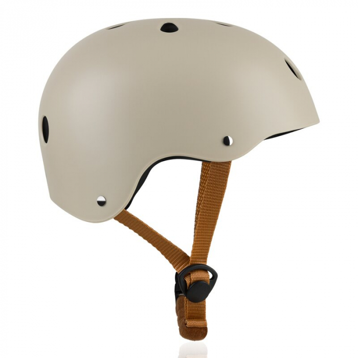 Casca pentru copii, Lionelo, Reglabila 50-56 cm, Din ABS si EPS, Bej [5]