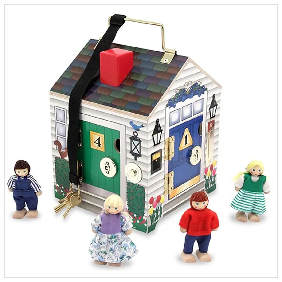 Casuta din lemn cu sonerie Melissa and Doug [4]
