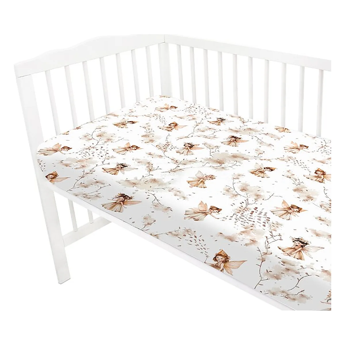 Cearceaf cu elastic, MimiNu, Pentru patut 120X60 cm, Fairy [2]