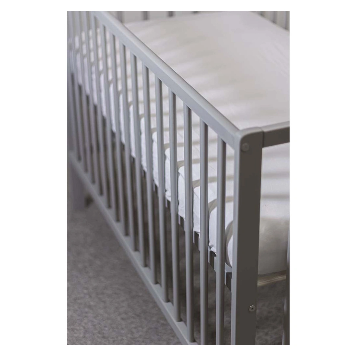 Cearceaf cu eleastic, Petite&Mars, Soft Dream, Din Jersey, 120x60 cm, Alb [6]