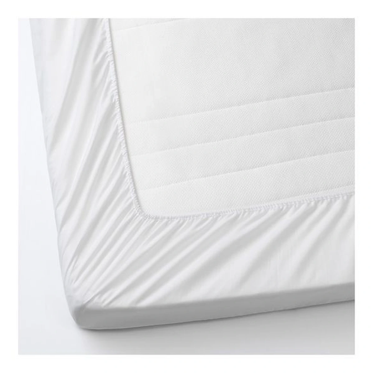 Cearceaf din bumbac cu elastic BabyJem [3]