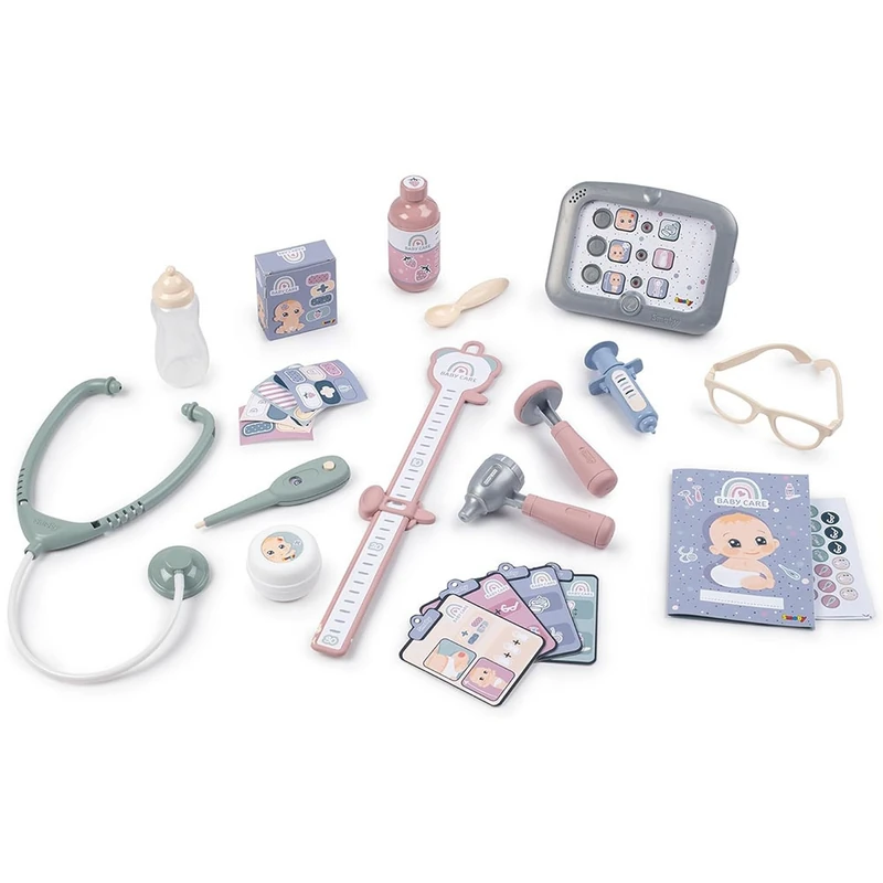 Centru de ingrijire pentru papusi Smoby Baby Care Center albastru cu accesorii [3]