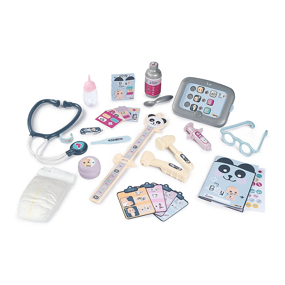 Centru de ingrijire pentru papusi Smoby Baby Care Center cu papusa si accesorii [3]