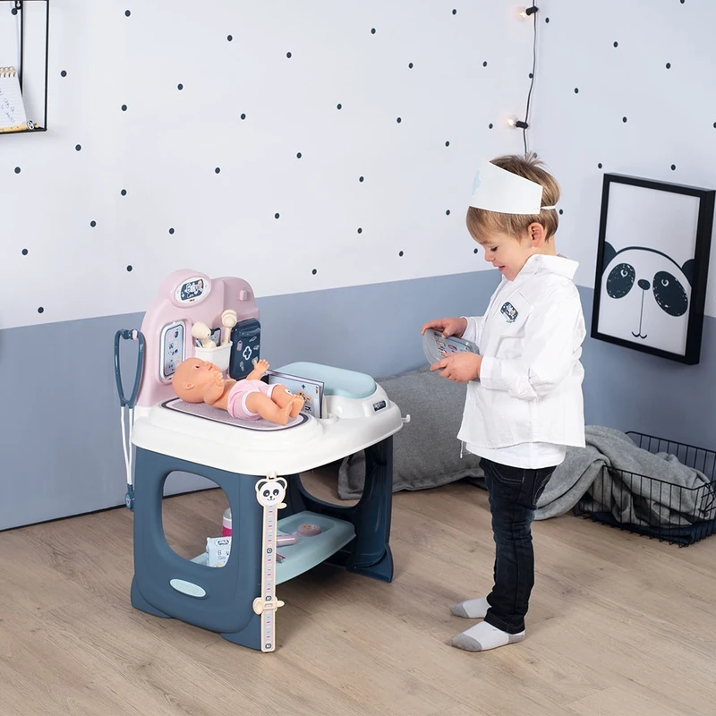 Centru de ingrijire pentru papusi Smoby Baby Care Center cu papusa si accesorii [10]