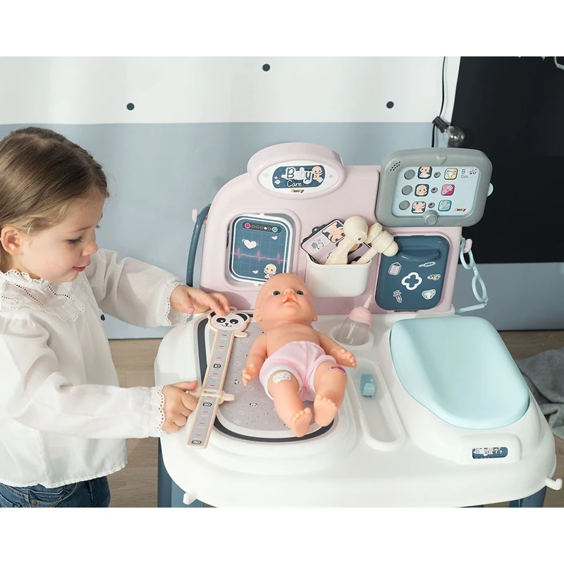 Centru de ingrijire pentru papusi Smoby Baby Care Center cu papusa si accesorii [3]