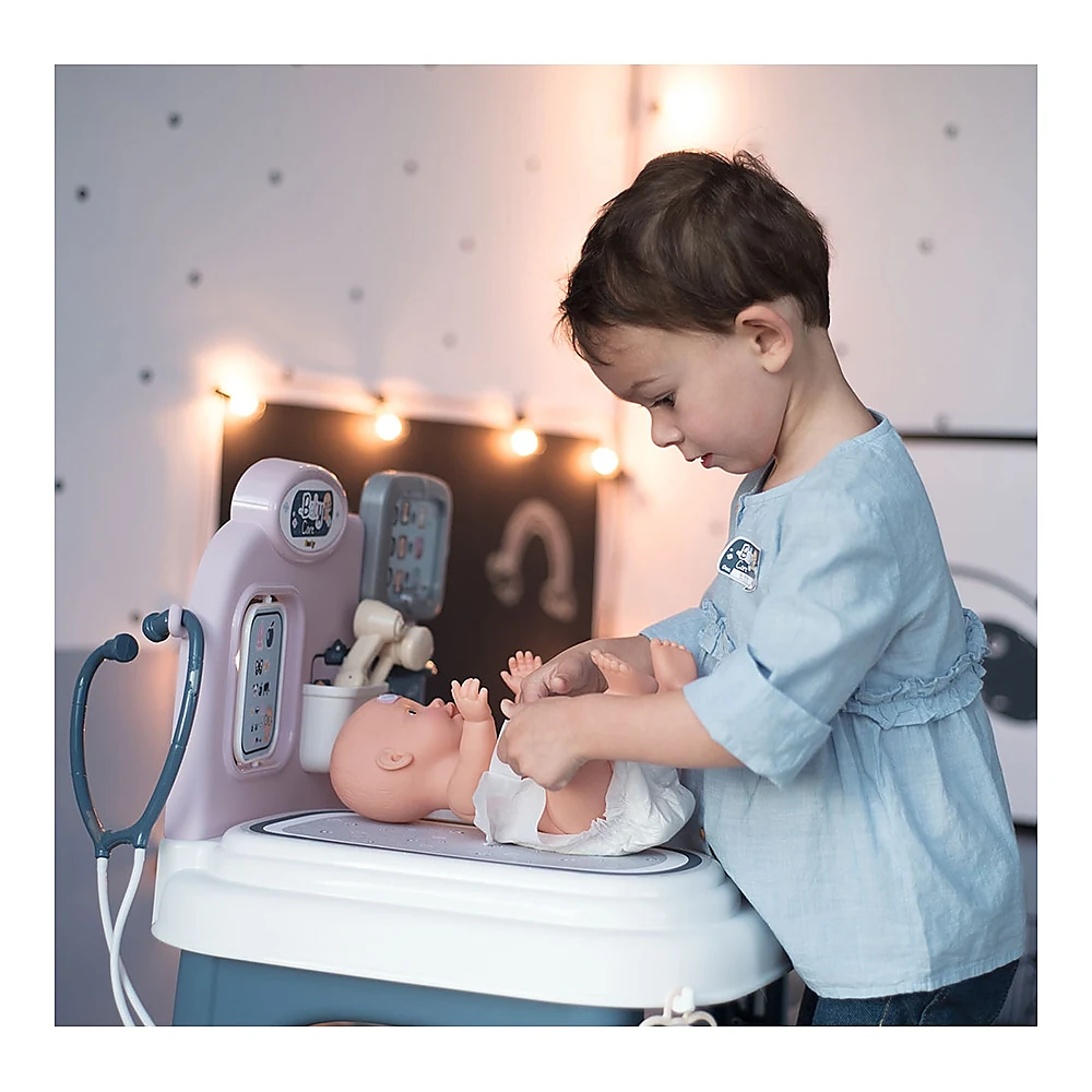 Centru de ingrijire pentru papusi Smoby Baby Care Center cu papusa si accesorii [22]
