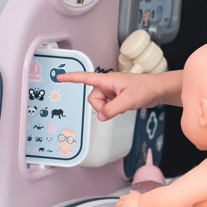 Centru de ingrijire pentru papusi Smoby Baby Care Center cu papusa si accesorii [7]