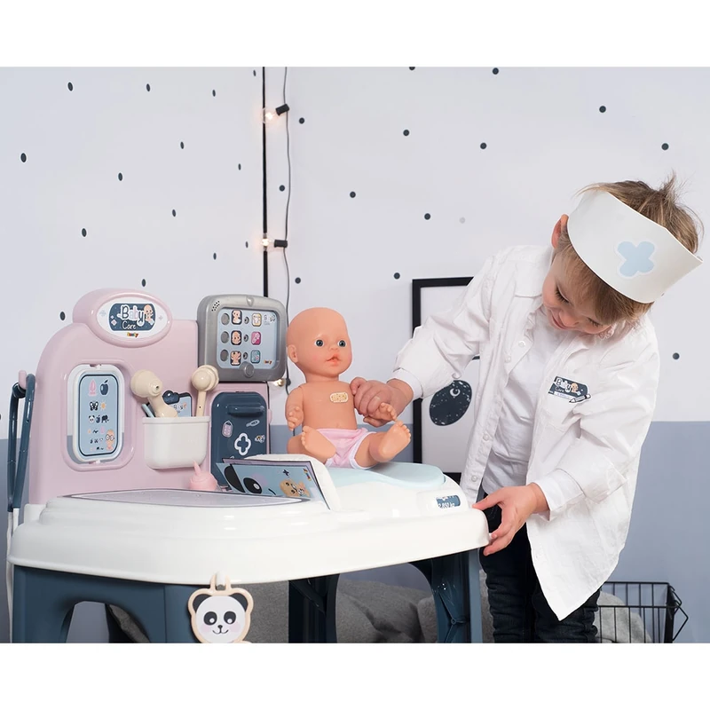 Centru de ingrijire pentru papusi Smoby Baby Care Center cu papusa si accesorii [8]