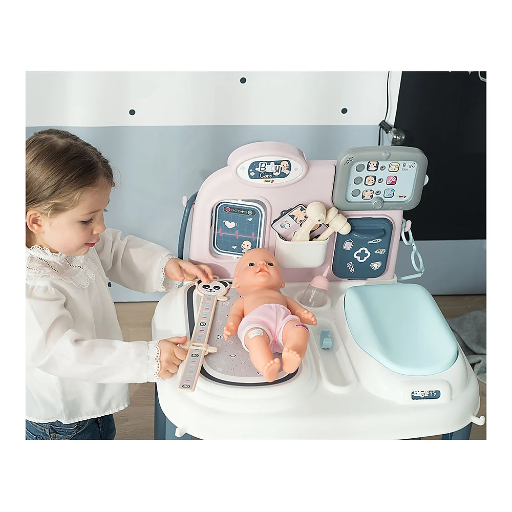 Centru de ingrijire pentru papusi Smoby Baby Care Center cu papusa si accesorii [11]