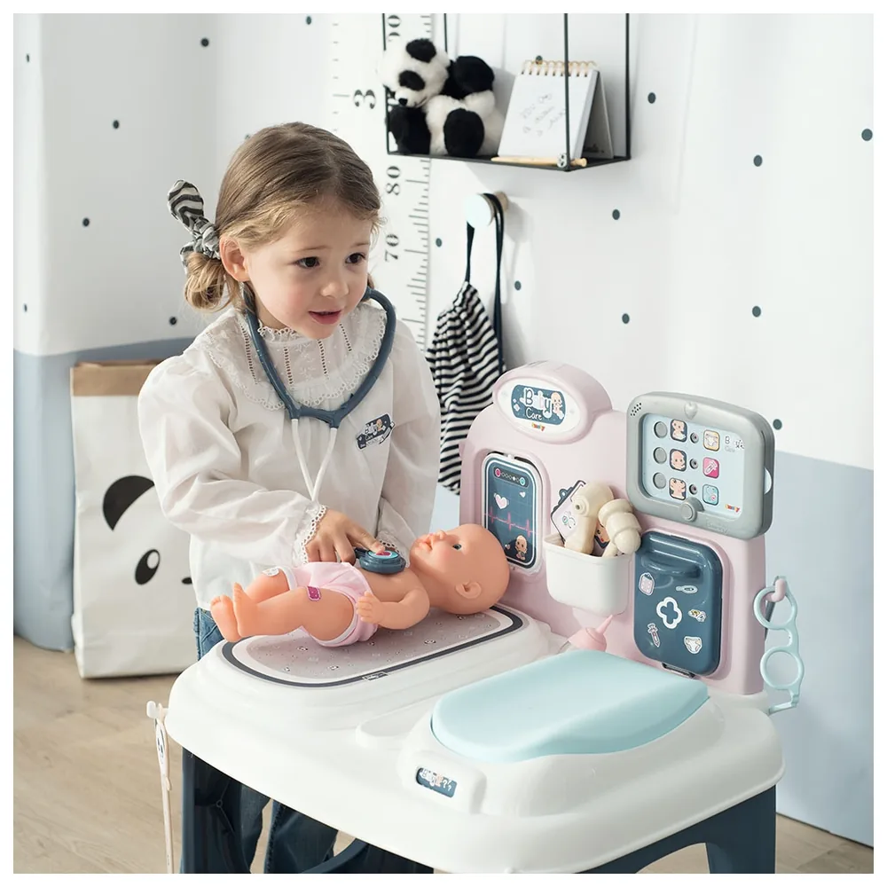 Centru de ingrijire pentru papusi Smoby Baby Care Center cu papusa si accesorii [10]