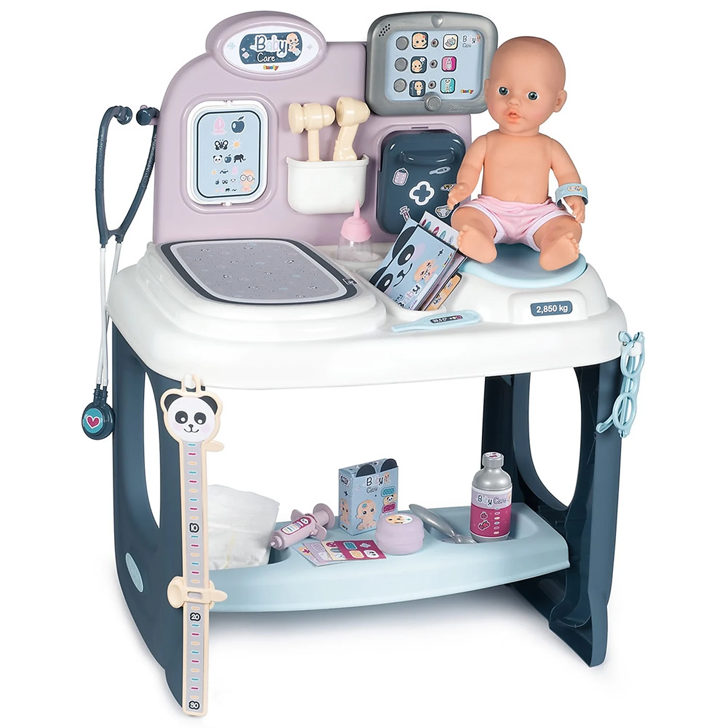 Centru de ingrijire pentru papusi Smoby Baby Care Center cu papusa si accesorii [1]