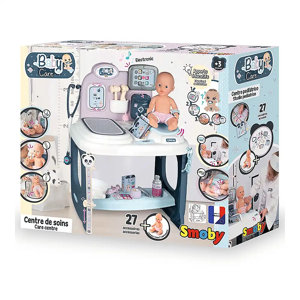 Centru de ingrijire pentru papusi Smoby Baby Care Center cu papusa si accesorii [26]