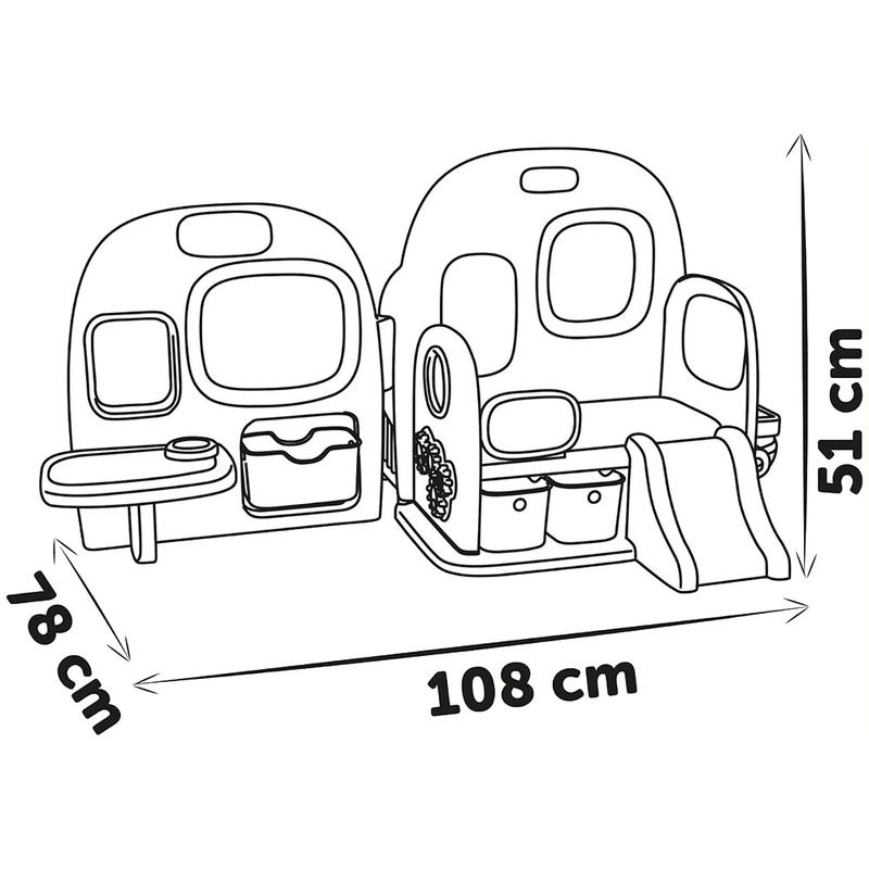 Centru de ingrijire pentru papusi Smoby Baby Care Childcare Center albastru roz cu accesorii [4]