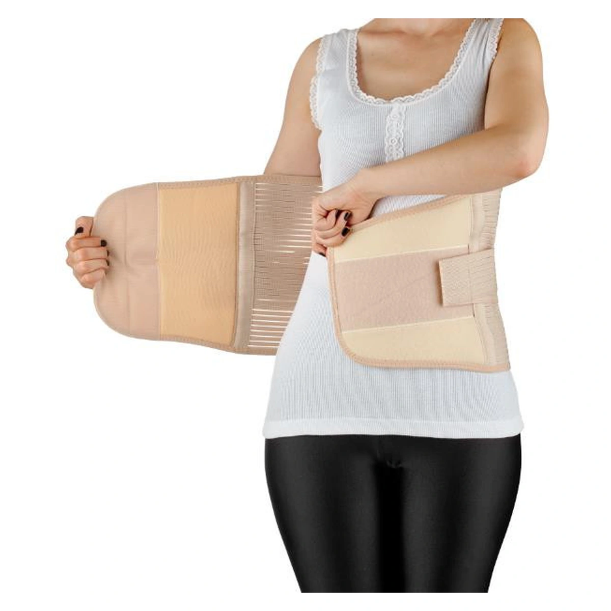 Centura abdominala post-natala reglabila Crem BabyJem Postpartum [3]