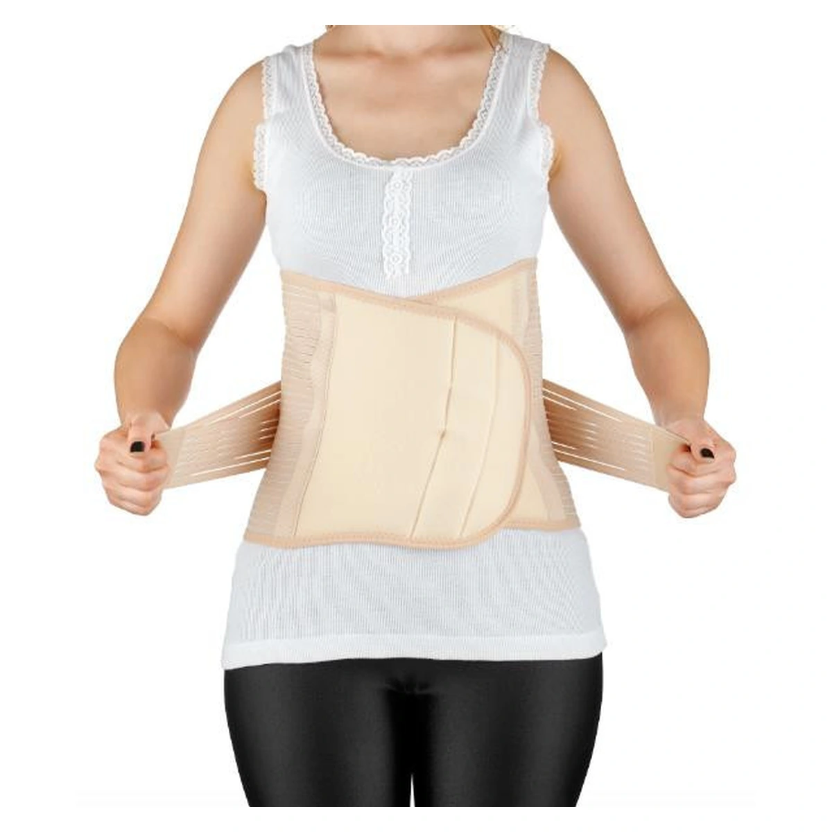 Centura abdominala post-natala reglabila Crem BabyJem Postpartum [2]