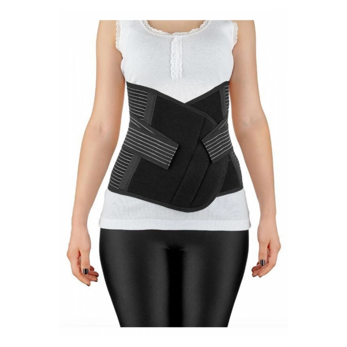 Centura abdominala post-natala reglabila Negru BabyJem Postpartum [5]