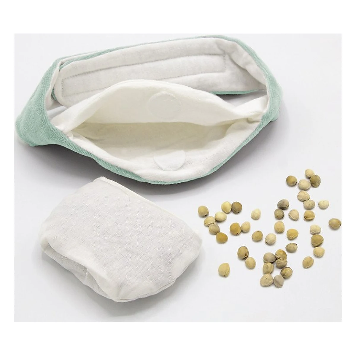 Centura anticolici cu samburi de cirese BabyJem Sleepy Cloud (Culoare: Turcoaz) 0 luni [3]