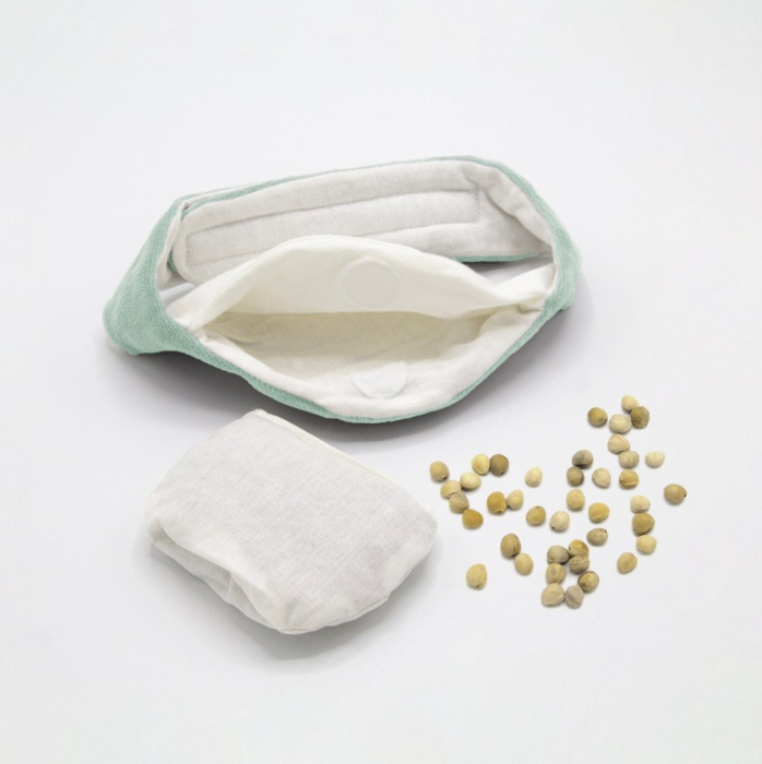 Centura anticolici cu samburi de cirese BabyJem Sleepy Cloud (Culoare: Turcoaz) [10]