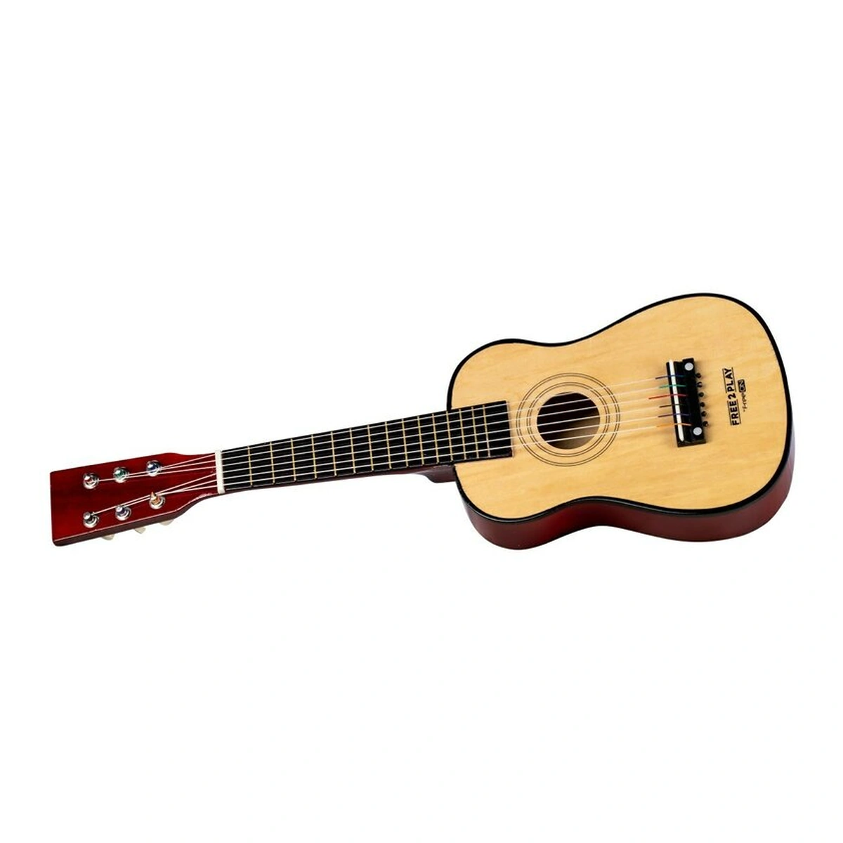 Chitara din lemn, Free2Play, Cu 6 corzi metalice, 59 cm, 3 ani+, Brown [3]