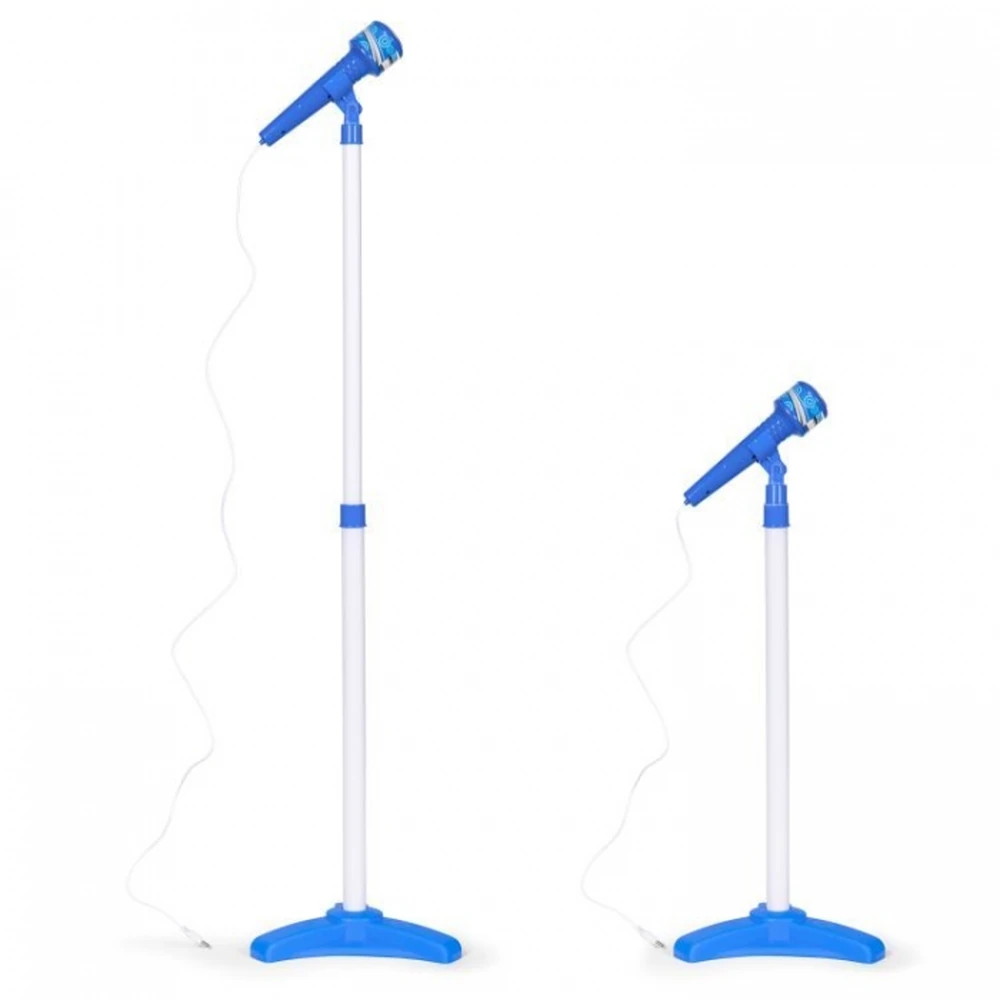 Chitara electrica si 2 microfoane pentru copii Ecotoys - Albastru [3]