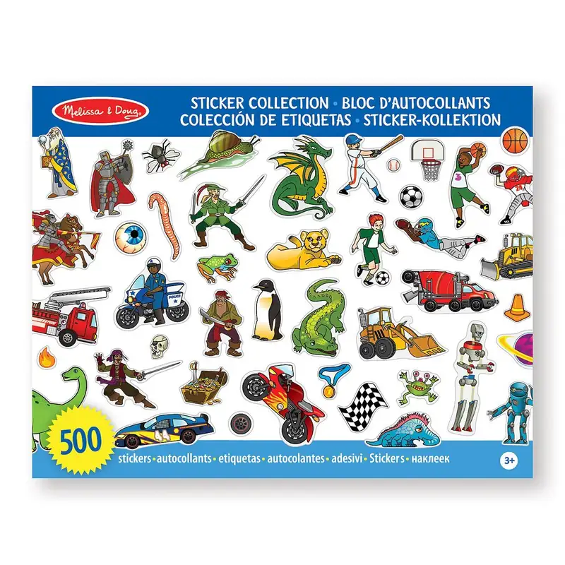 Colectia de abtibilduri Melissa and Doug Albastru [4]