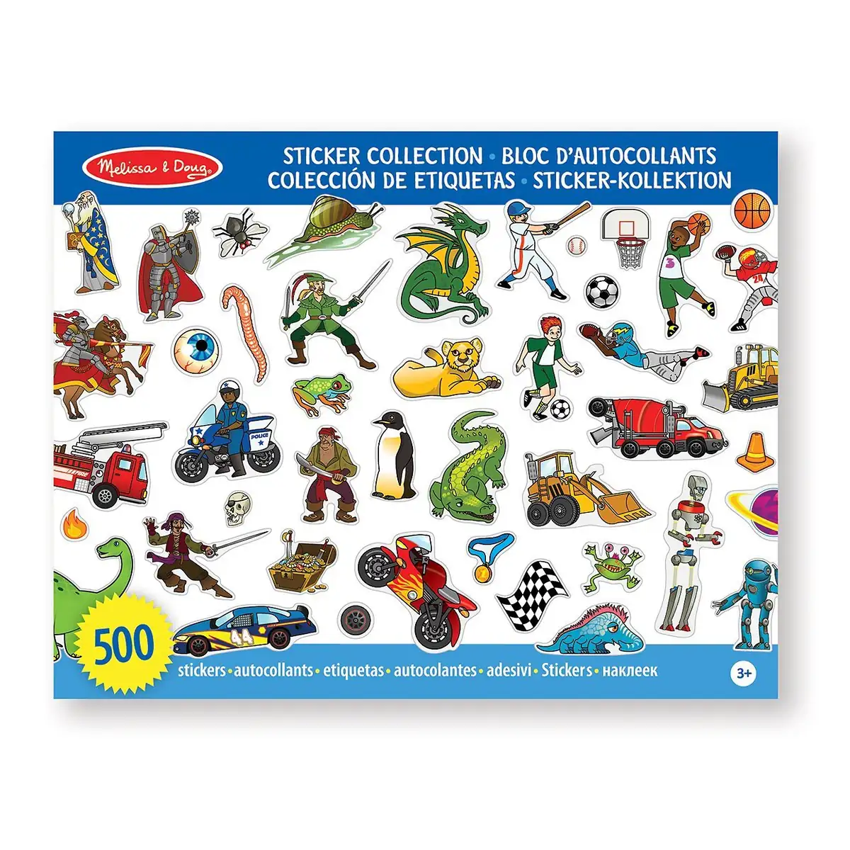 Colectia de abtibilduri Melissa and Doug Albastru [4]